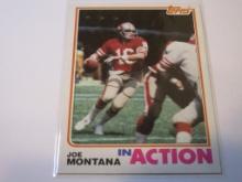 Joe Montana 49ers 1982 Topps In Action #489