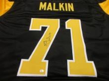 Evgengi Malkin of the Pittsburgh Penguins signed autographed hockey jersey PAAS COA 483