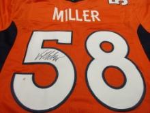 Von Miller of the Denver Broncos signed autographed football jersey PAAS COA 139