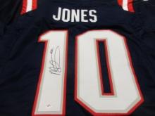 Mac Jones of the New England Patriots signed autographed football jersey PAAS COA 850