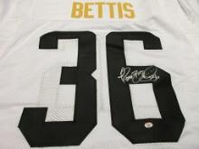 Jerome Bettis of the Pittsburgh Steelers signed autographed football jersey PAAS COA 348