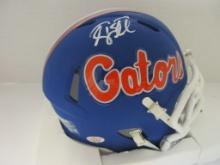 Tim Tebow of the Florida Gators signed autographed mini football helmet PAAS COA 797