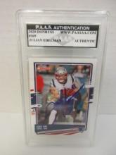 Julian Edelman of the New England Patriots signed autographed slabbed sportscard PAAS COA 917