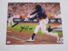 Yordan Alvarez of the Houston Astros signed autographed 8x10 photo PAAS COA 096