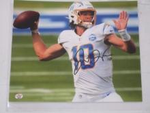 Justin Herbert of the LA Chargers signed autographed 8x10 photo PAAS COA 270