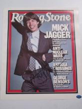 Mick Jagger signed autographed magazine photo TAA COA 148