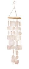 GwG Outlet Wood Capiz Wind Chime 20"H, 5"W 40304