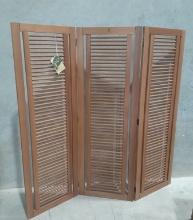 Wooden 3 Panel Room Divider -23.3 x 68.5 each panel