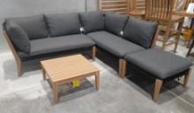 4 Pc. Set -2 pc. Sofa, coffee table and ottoman