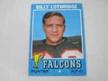 Billy Lothridge Atlanta Falcons 1971 Topps #29