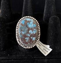 Beautiful Multi Colored Turquoise Ring - Size 6