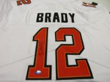 Tom Brady of the Tampa Bay Buccaneers signed autographed football jersey PAAS COA 047