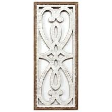 Stratton Home Decor Heart And Fleur Wood Panel Wall Decor S23756