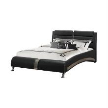 Coaster Contemporary Queen Bed With Black Finish 300350Q