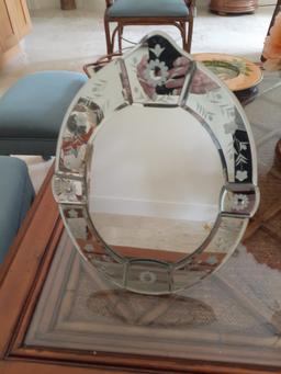 Victorian Style Mirror - 14 in