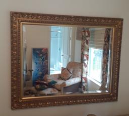 Beveled edged Vintage Mirror - 51 x 39 inches
