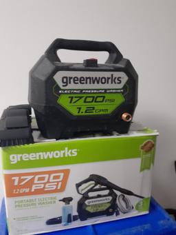 Green Works Pressure Washer - 1700 PSI