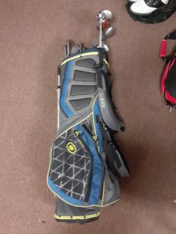 Golf clubs with bag