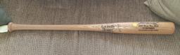 Baseball Bat Signed By Eddie Matthews - HOF - 500 Home Run