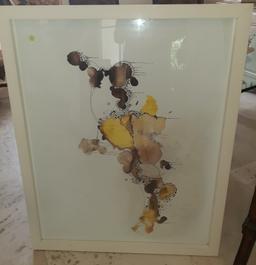 Modern Abstract Artwork - small issue on frame