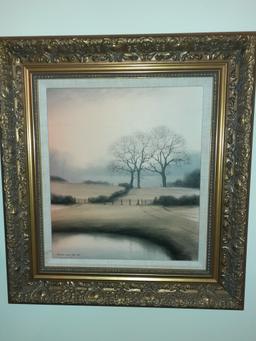 Micheal John Hill - Original Artwork and Framed - 21.5 x 23 in