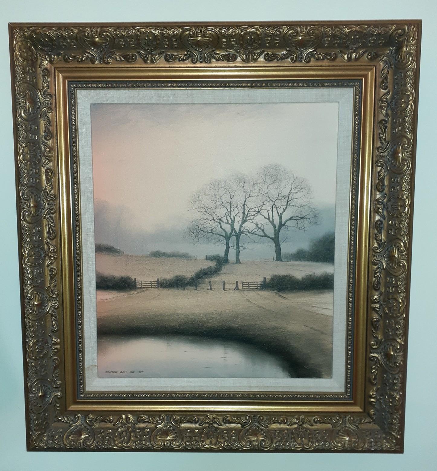 Micheal John Hill - Original Artwork and Framed - 21.5 x 23 in