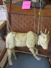 Antique Cow puppet