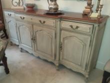 Large Buffet -Circa 1980s - 78 inches l x 19.5 W