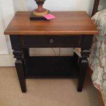 Two Toned Wooden Side Tables -26 x 16 in