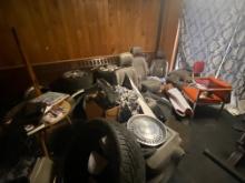 Complete Room Contents, Including Tires And Rims, Bucket, Seats, Treadmill, Elliptical, Stationary,