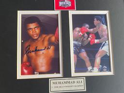 Lot of (5) Muhammad Ali signed 8” x 10” photos. These items are signed but not authenticated and are