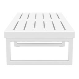 Siesta Mykonos Rectangle Lounge Table White ISP138-WHI