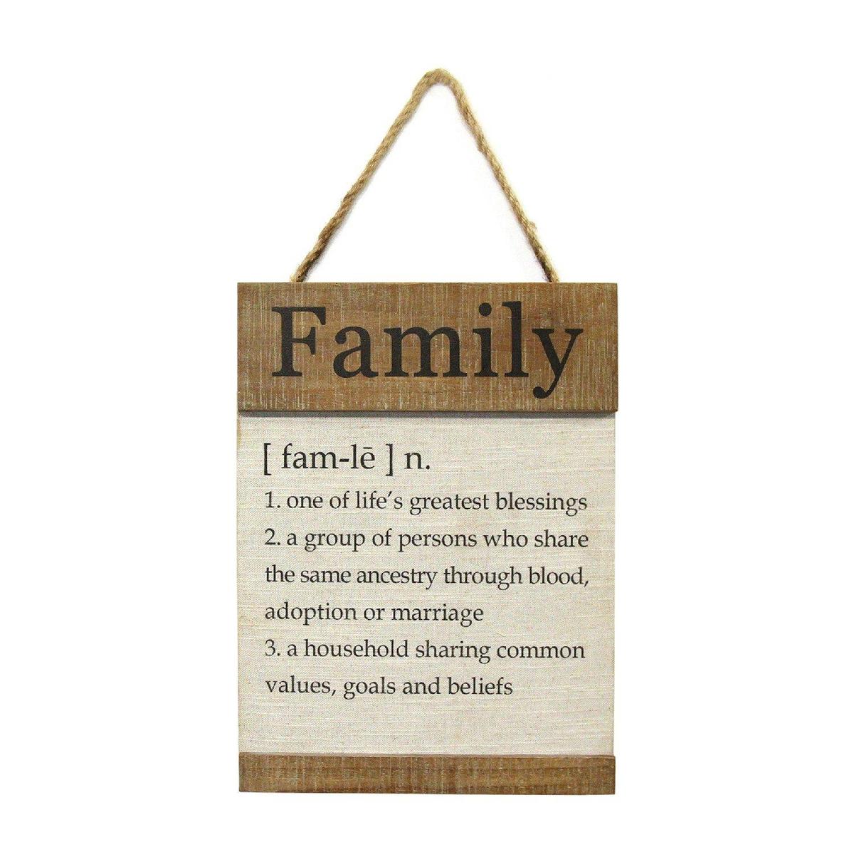 Stratton Home Decor Family Definition Wall Decor S21017