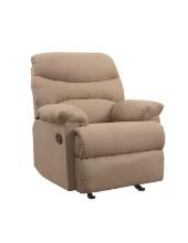 Acme Recliner With Light Brown Microfiber 00627