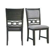 Picket House Furnishings Taylor Standard Height Side Chair Set In Gray DAH300SC