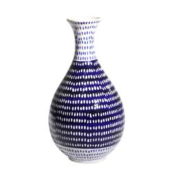 Sagebrook Home Blue And White Spotted Vase 12351-03