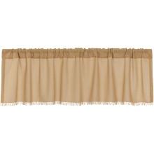 VHC Brand Tobacco Cloth Khaki 16 x 60 Valance 51394