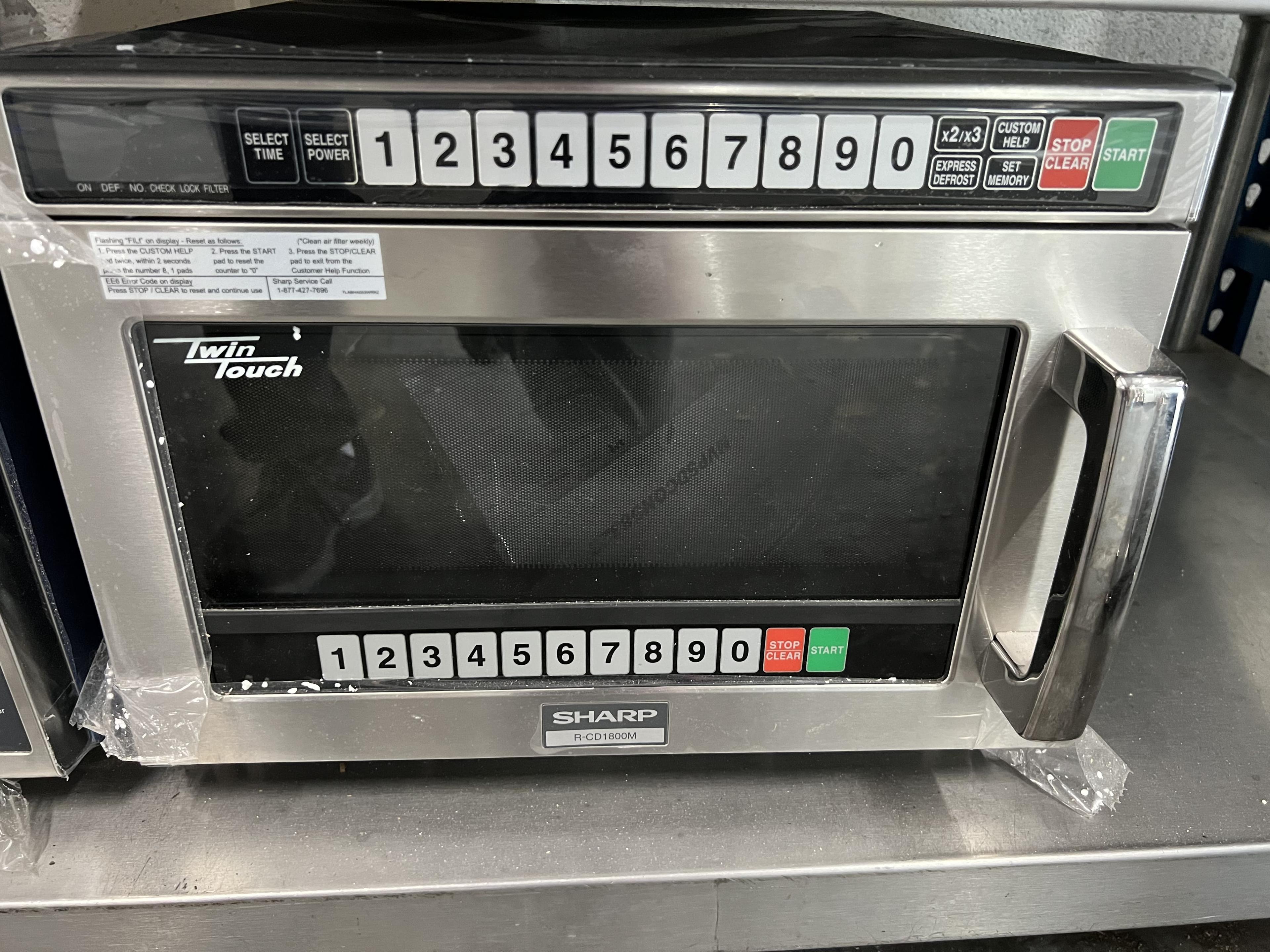New Sharp Microwave #R-CD-1800M -  To Be Picked Up in Pompano, 33069