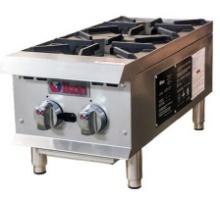 Ikon ,IHP-2-12 12" Gas Hotplate with (2) 25,000 Btu Octagonal Cast Iron Burner  -  To Be Picked Up i