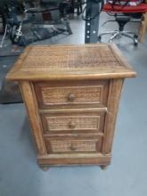 Small Wicker Cabinet