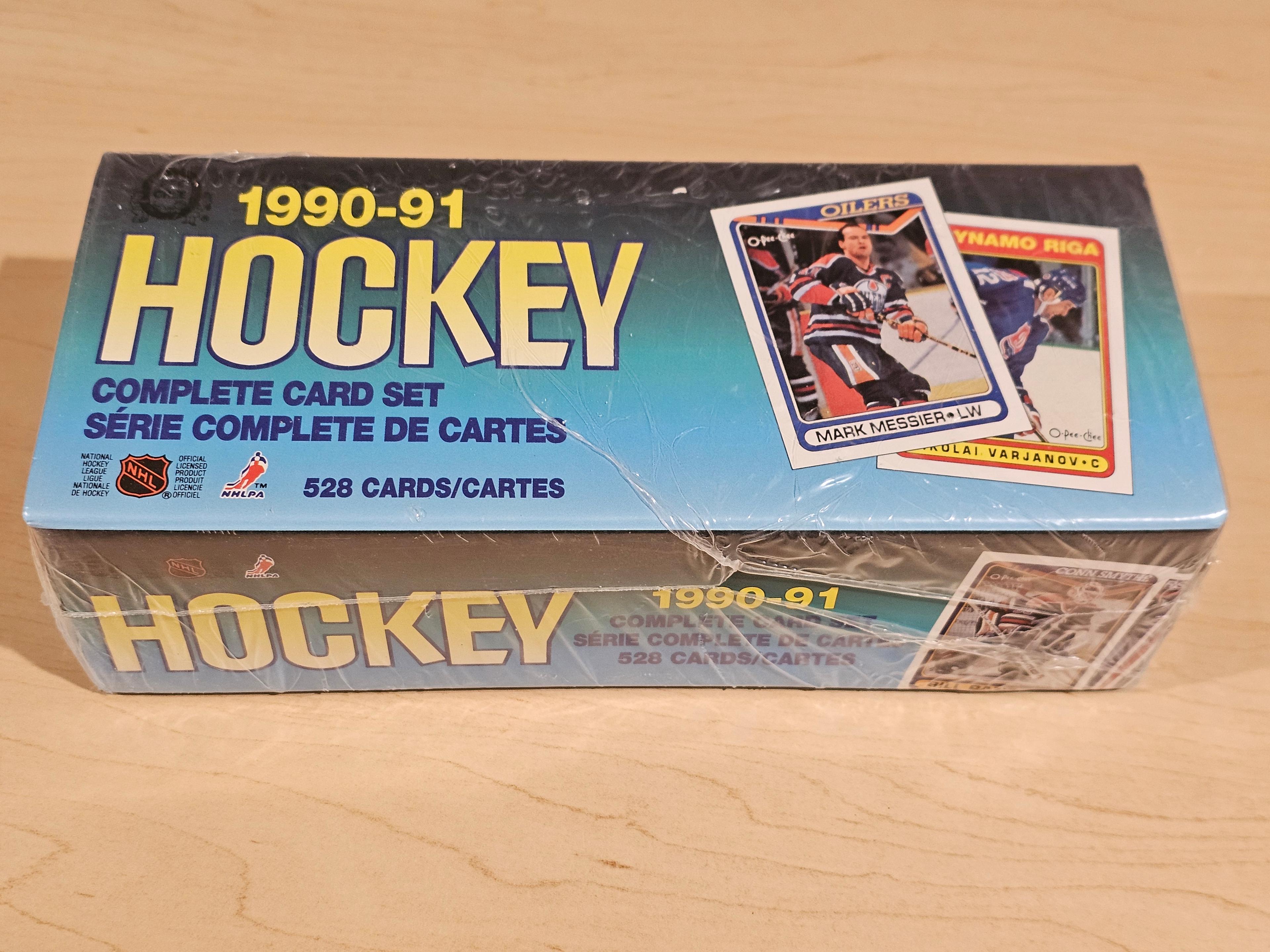 Sealed 1990-91 Complete Hockey Cards Set