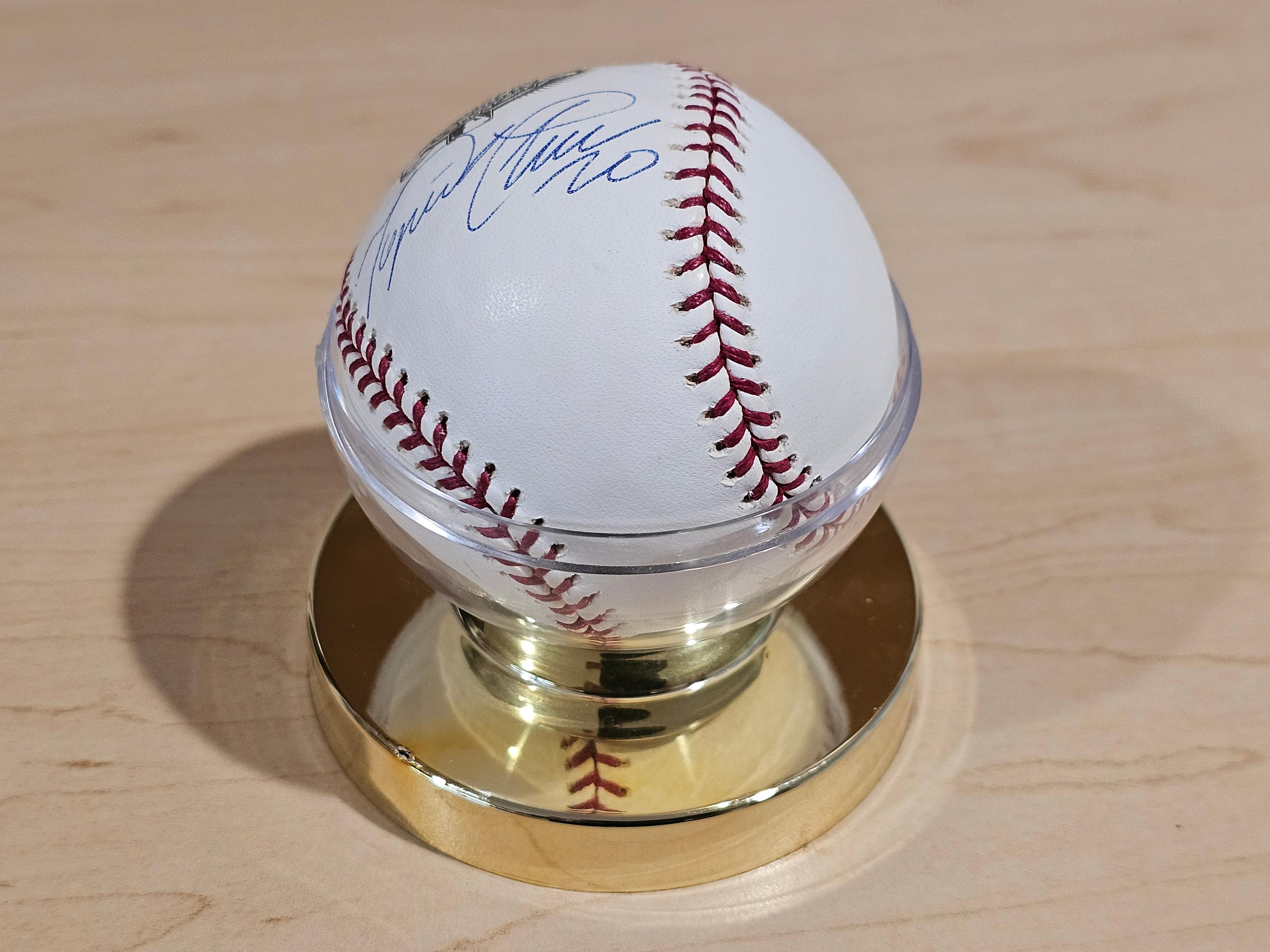 Miguel Cabrera Signed Baseball in Display Case