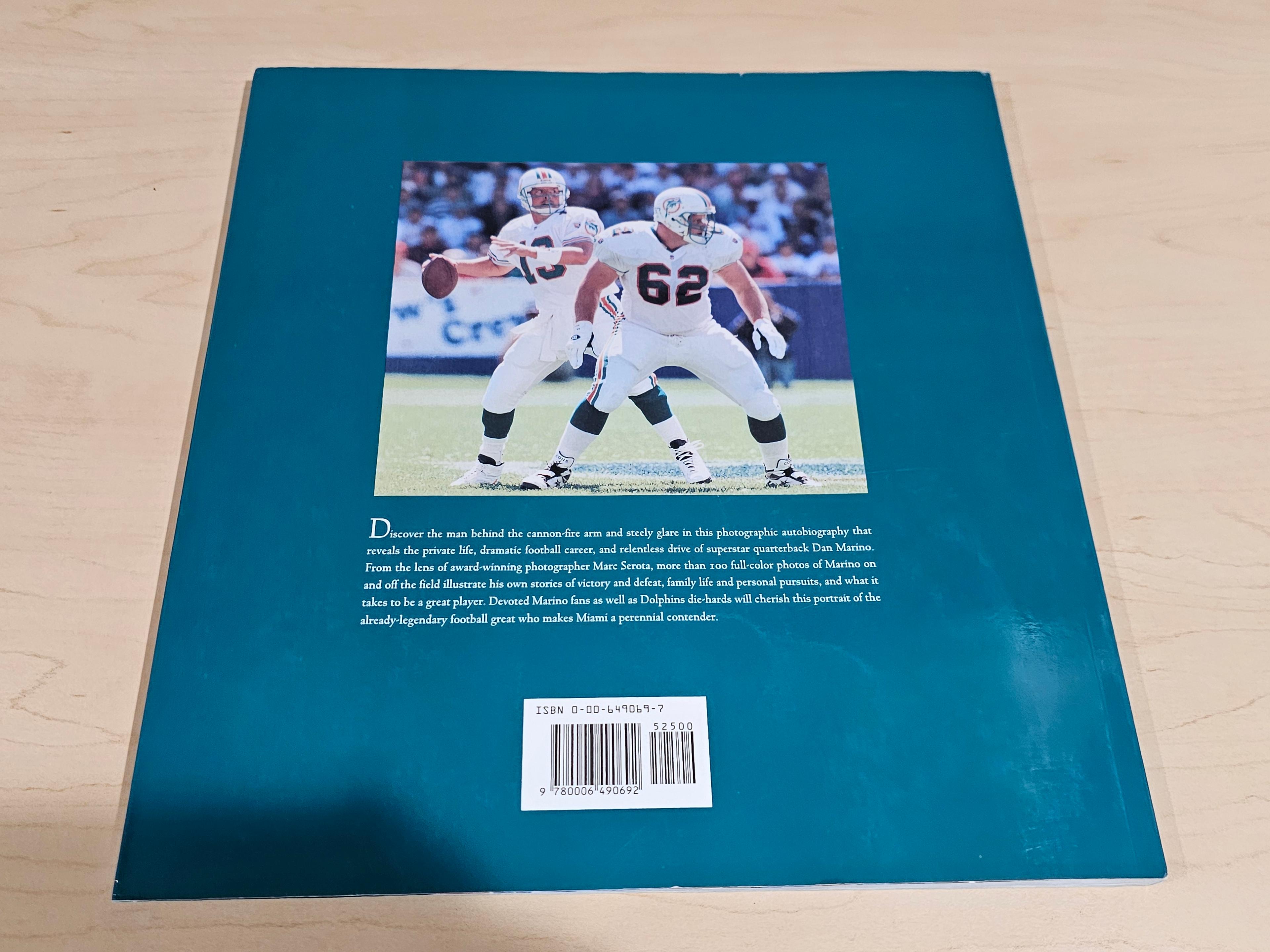 Dan Marino On The Record Hard Cover Book