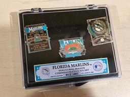 Florida Marlins 1993 Inaugural Season Limited Edition 9,013/10,000 Commemorative Pin Set