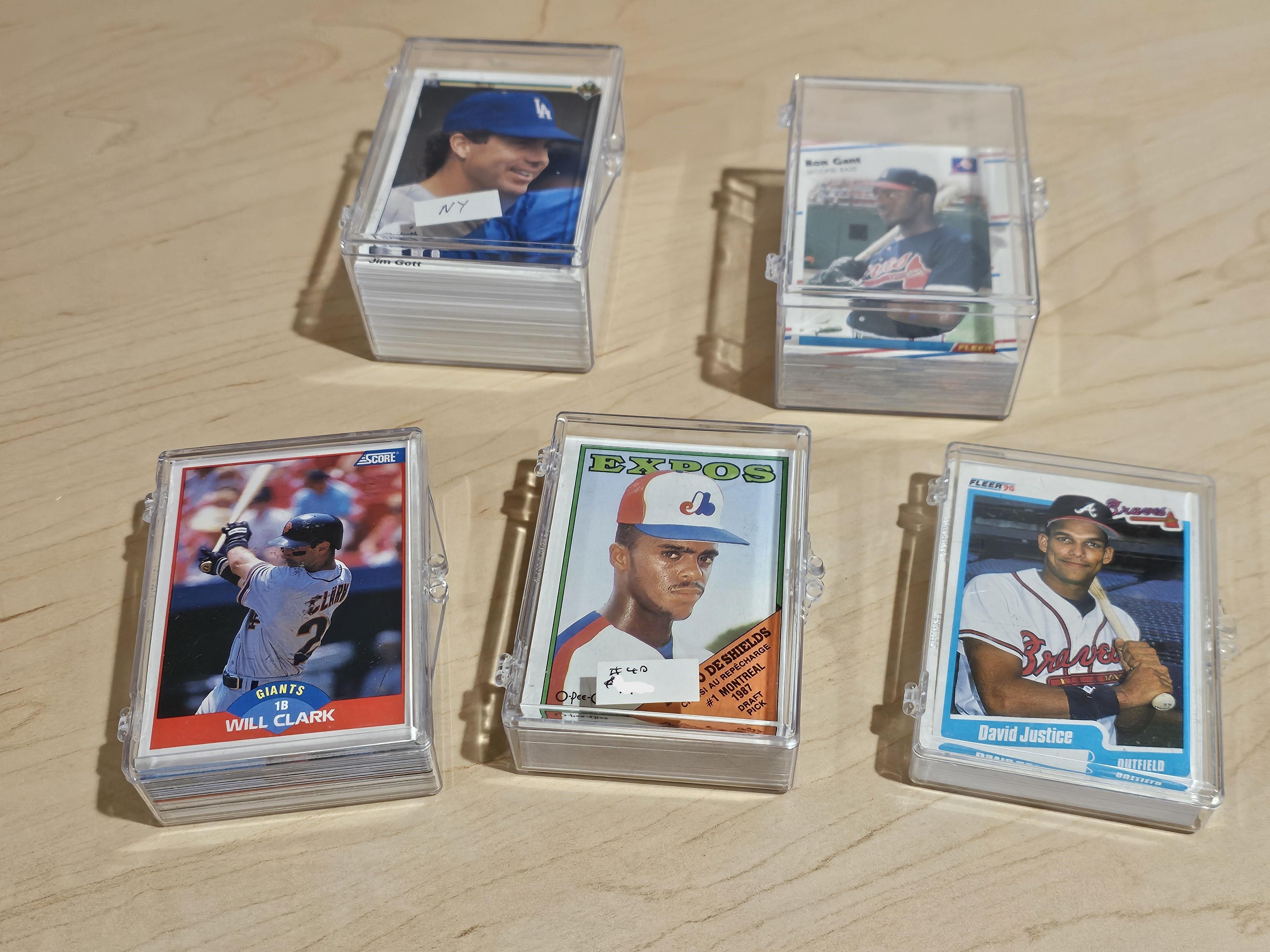 Large Assorted MLB Players Card Collection