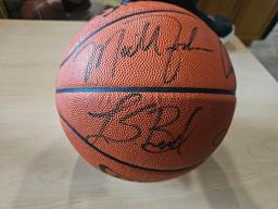 1988-89 Miami Heat Players Official Spalding Signed Basketball