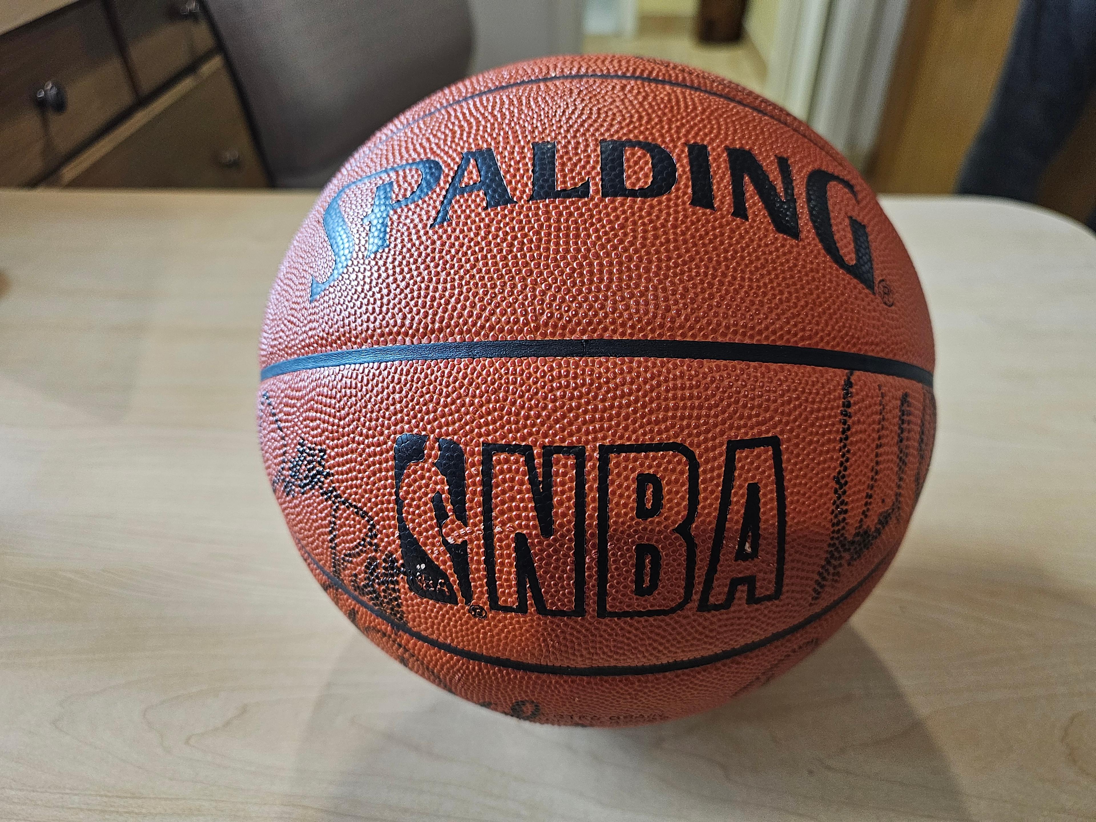 1988-89 Miami Heat Players Official Spalding Signed Basketball