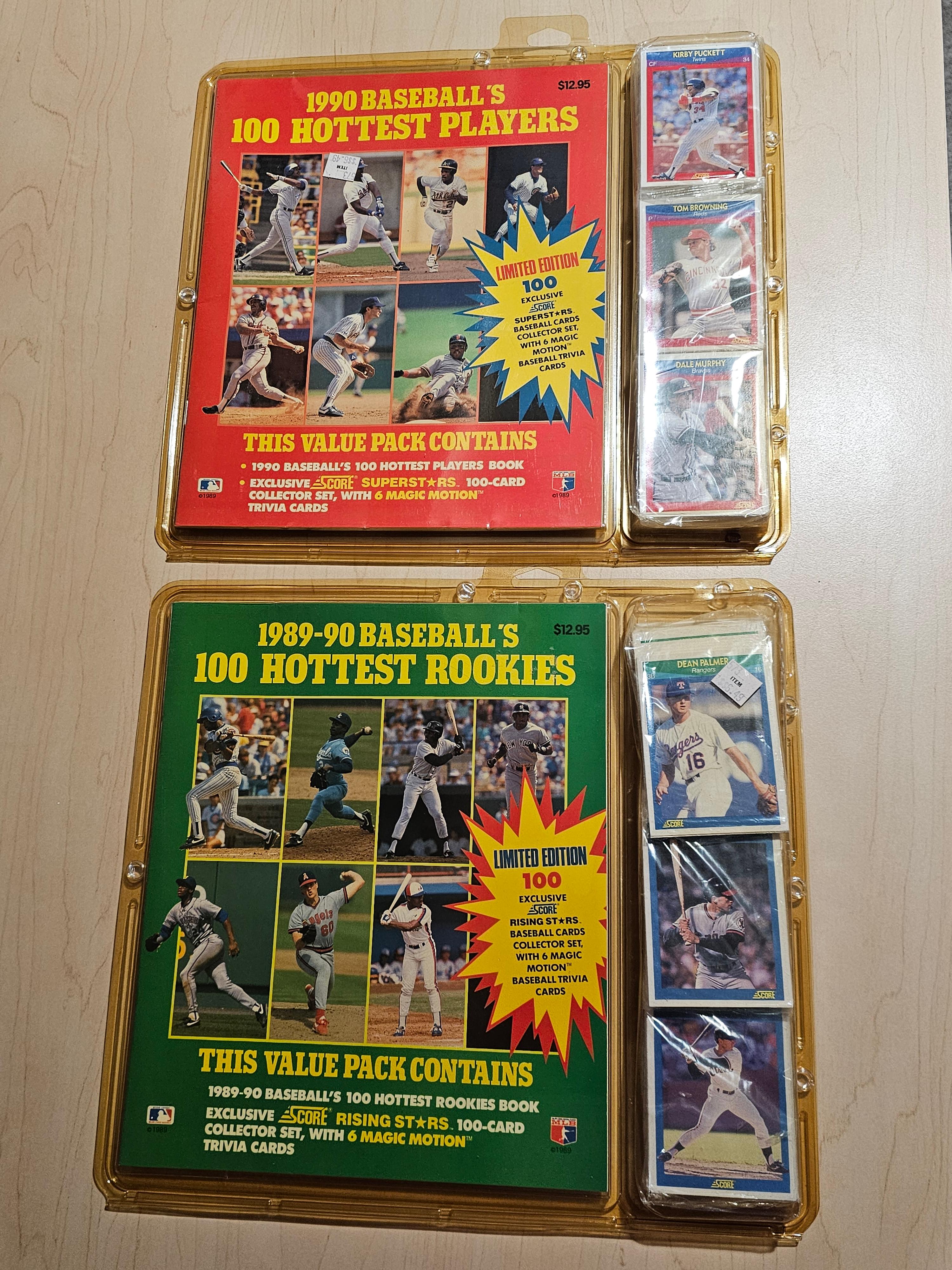1989-90 Baseball's 100 Hottest Rookies Value Pack - Sealed/Unopened