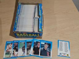 Fleer 1987 Baseball Stickers & Trading Cards Opened Set