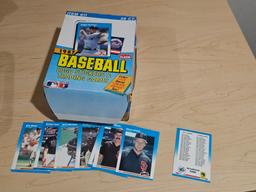 Fleer 1987 Baseball Stickers & Trading Cards Opened Set